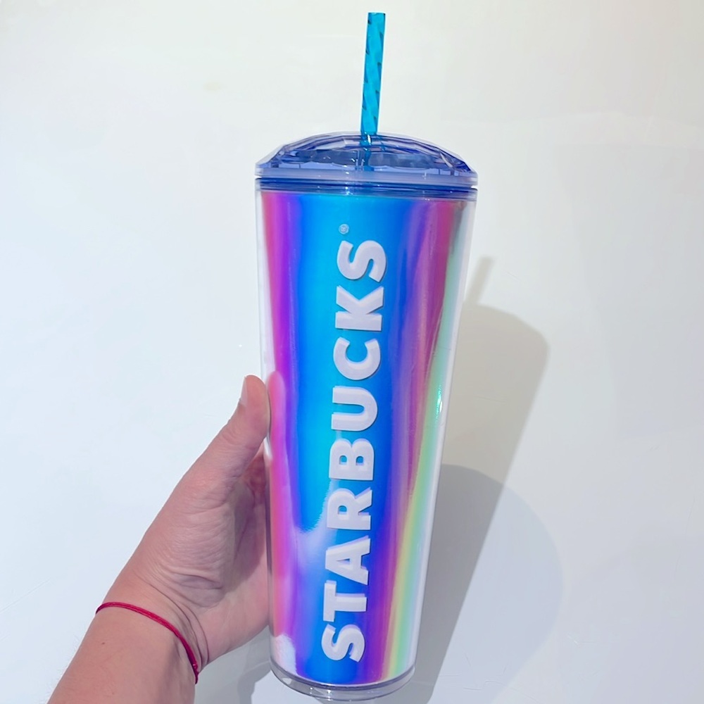Starbucks Limited Edition 2023 Summer Iridescent Dichroic Dome Venti Tumbler